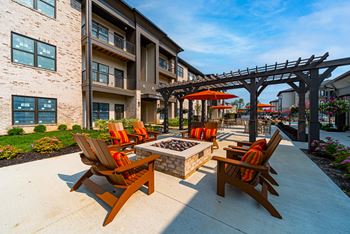 Fire pit and grilling area